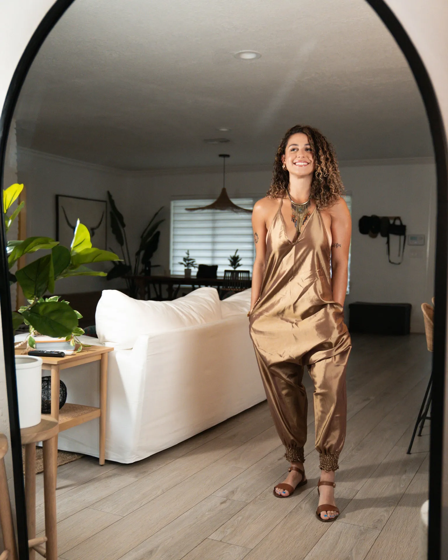 100% Rayon Metallic Savannah Jumpers