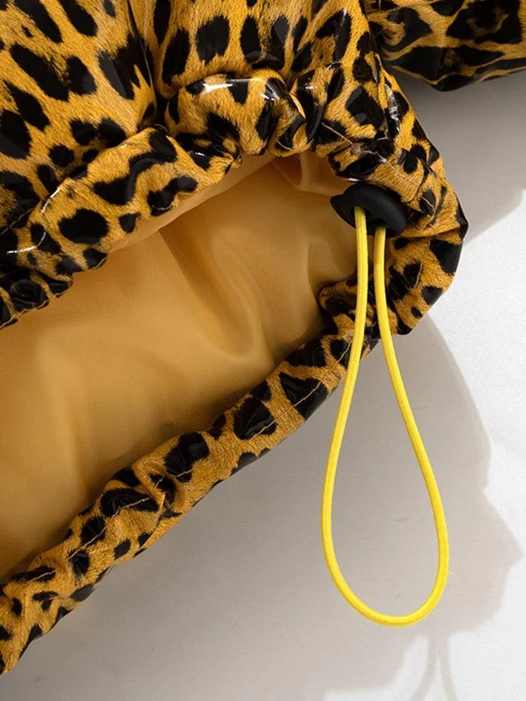 A Cheetah Down Bubble Jacket