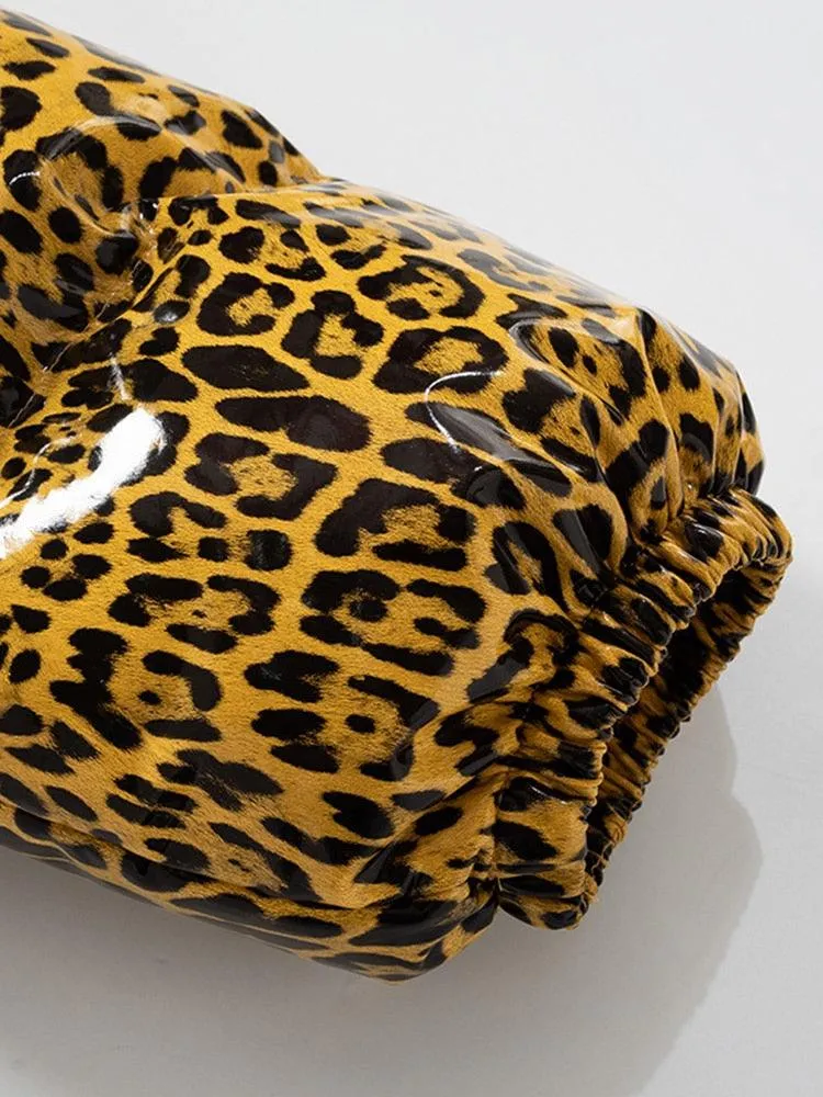 A Cheetah Down Bubble Jacket