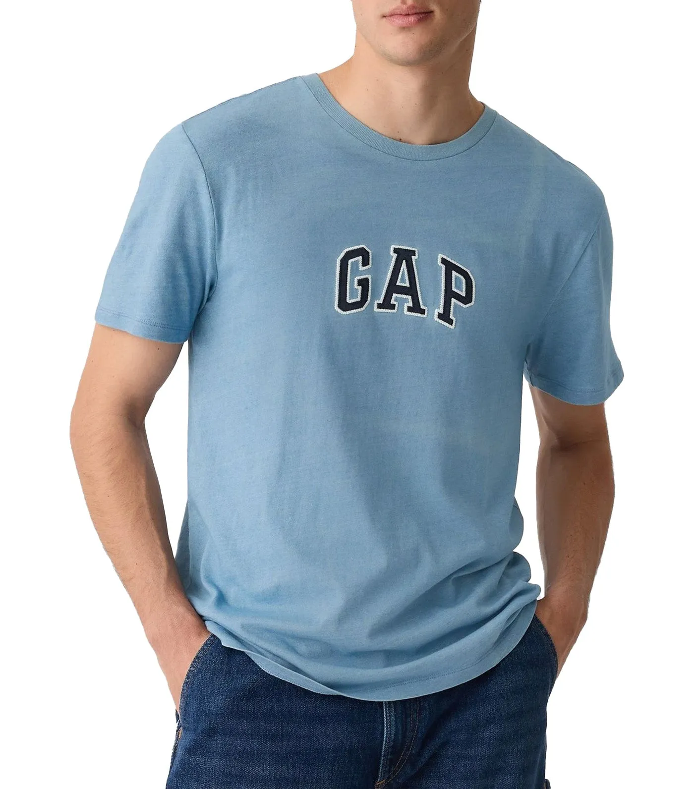 Arch Logo T-Shirt Light Indigo