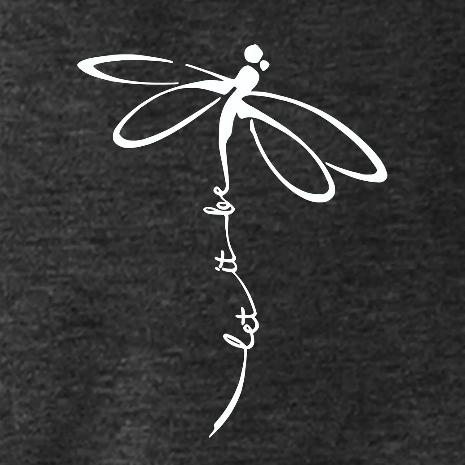 BLACKOO Women's V-Neck Dragonfly T-Shirt Cap Sleeve Tees