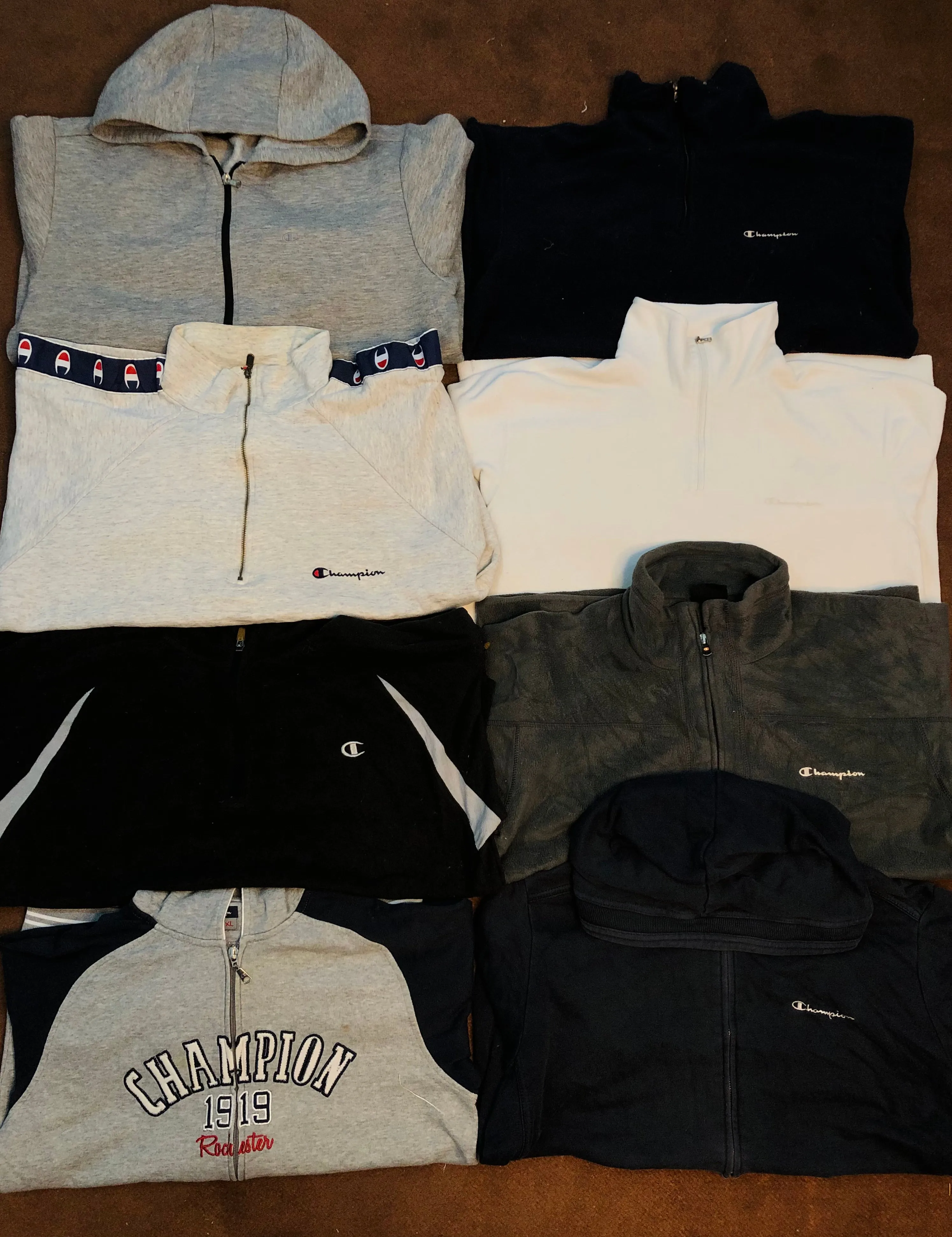 Branded champion fleece 9 pieces