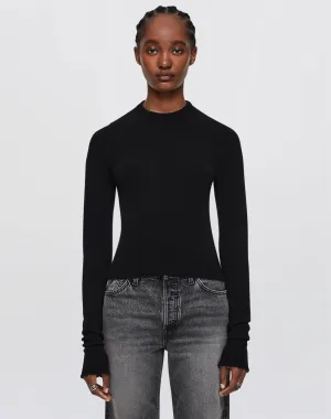 Cashmere Crewneck Pullover - Black