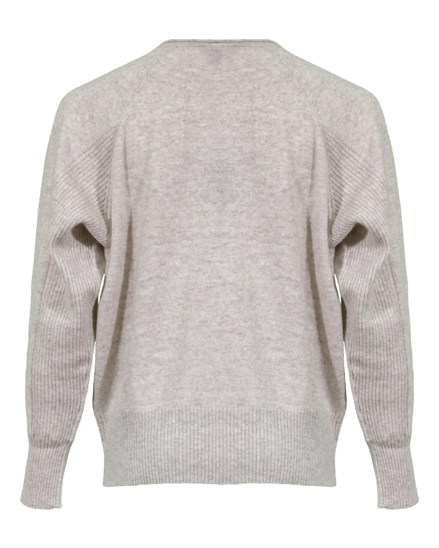 Cashmere Split Neck Cardigan