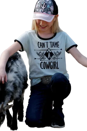 Cruel Girls Can't Tame A Cowgirl Ringer T-Shirt