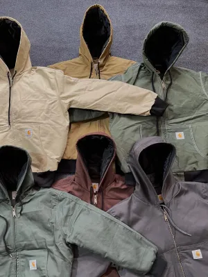 Custom handpick Noahl Carhartt Rework Style Mixed Hooded Jacket