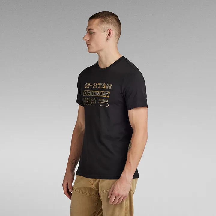 Distresses Originals Slim Tee (Black) - GD244203366484