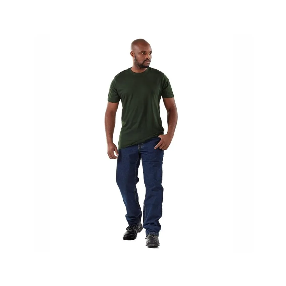 DROMEX COTTON CREW NECK T-SHIRT COLOUR-BOTTLE GREEN SIZE 3XL