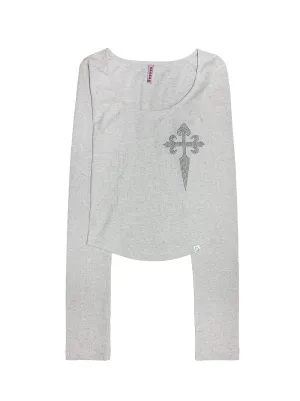 [EESSAY] FW 24 SERAPHIC T SHIRT - GRAY