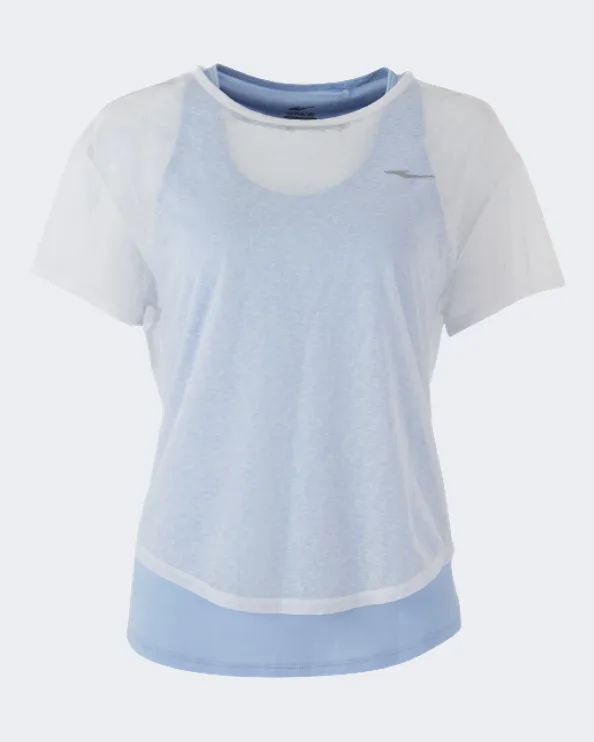 Erke Knitwear Women Lifestyle Set White/Blue 12222293572-001