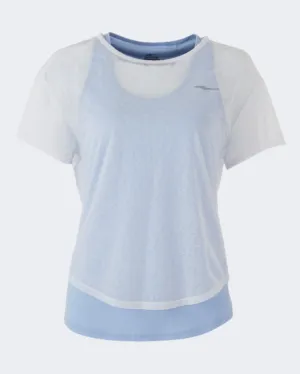 Erke Knitwear Women Lifestyle Set White/Blue 12222293572-001