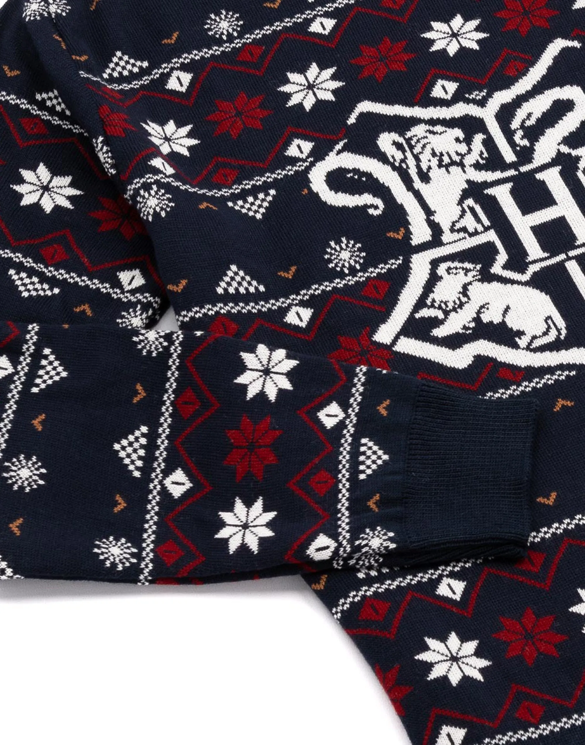 Harry Potter Adults Hogwarts Knitted Christmas Jumper
