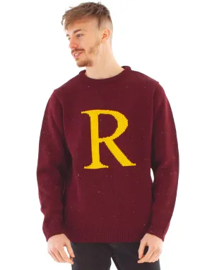 Harry Potter Ron Weasley R Letter Knitted Christmas Jumper