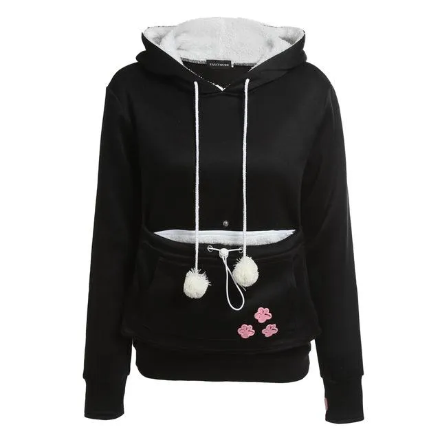 HELLO CAT CARRY ME EVERYWHERE HOODIE