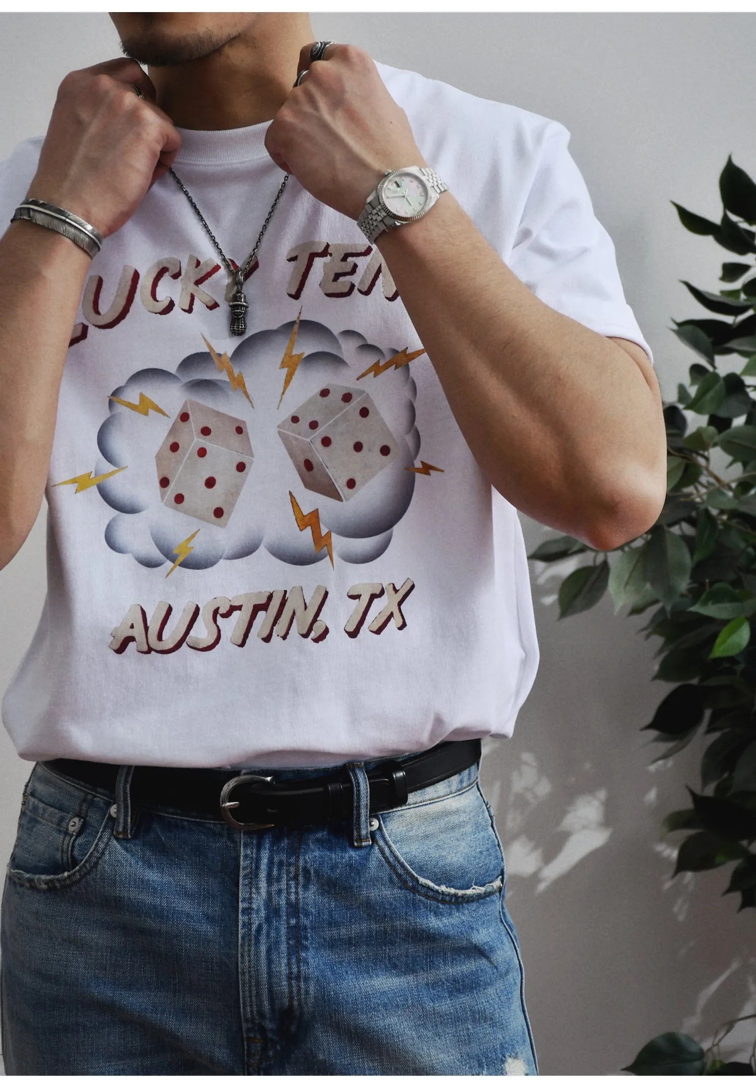 Men's Printed T-shirt Short Sleeves