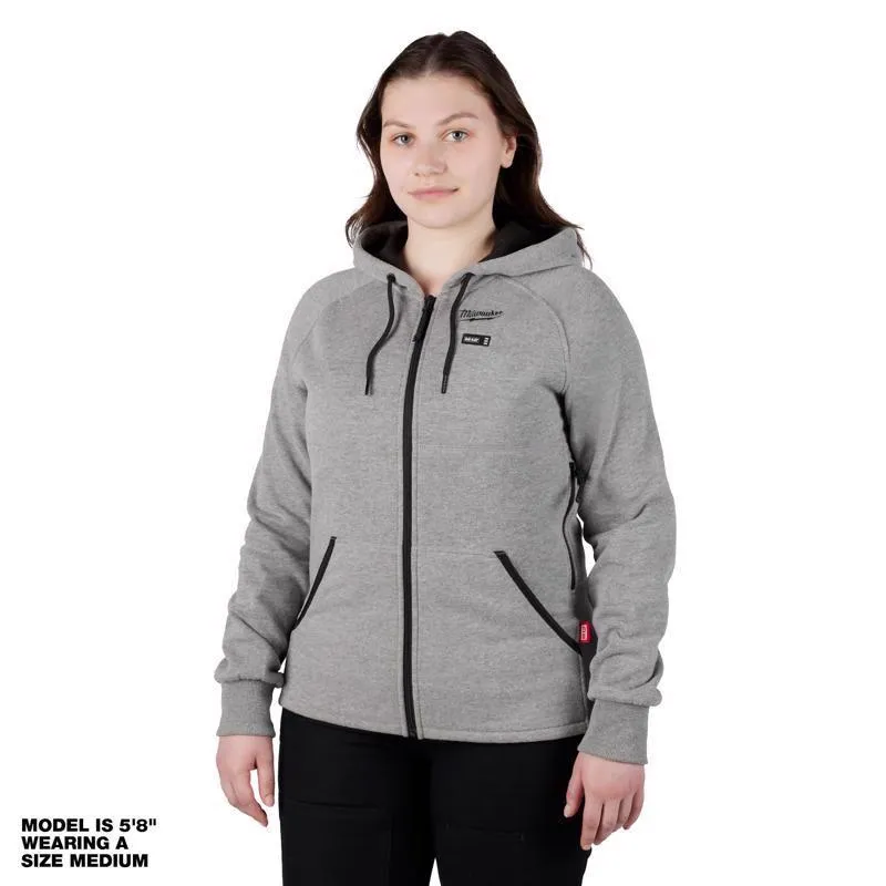 Milwaukee Tool XS Women's Heated Hoodie Kit Gray
