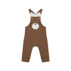 MORI Bear Face Dungarees - Brown