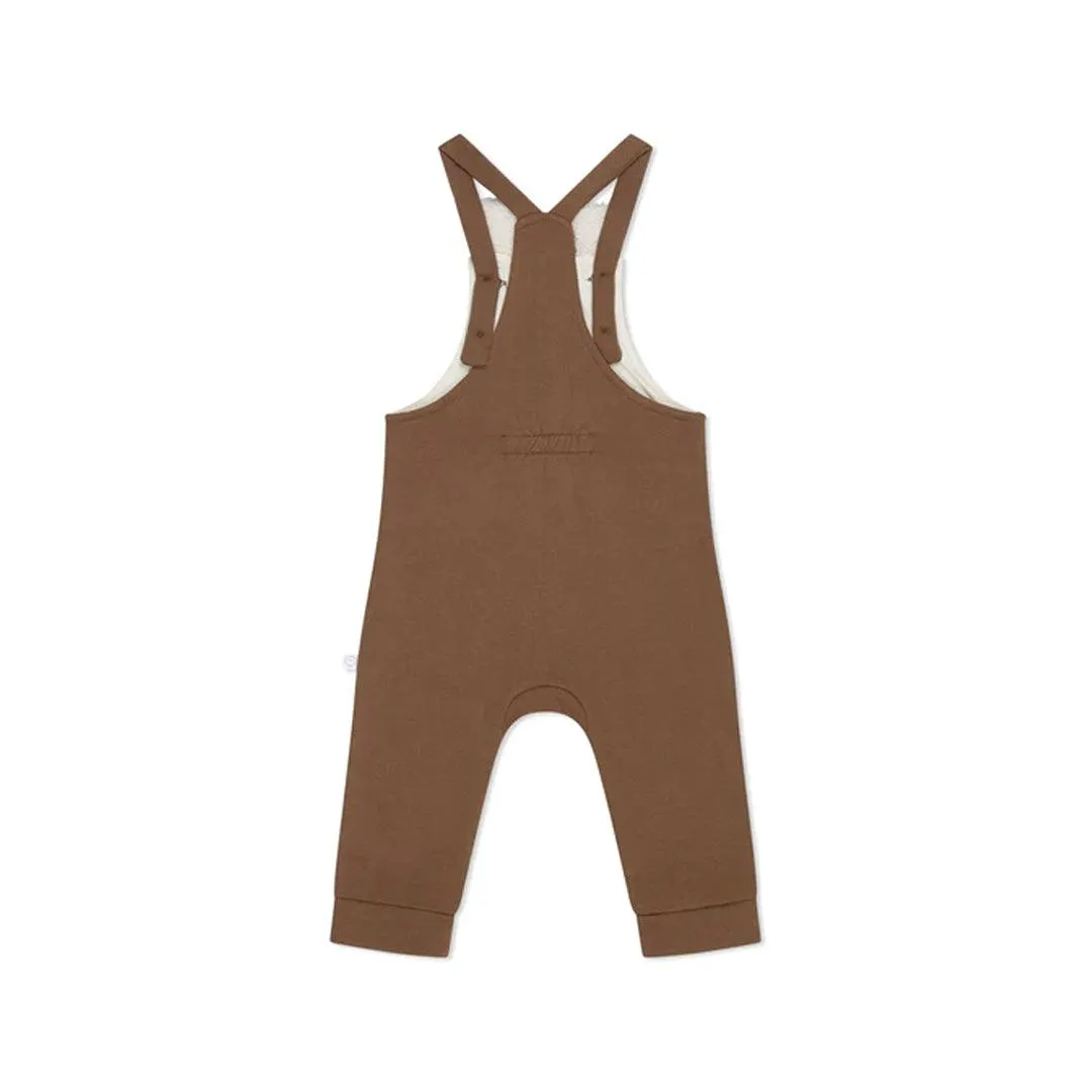 MORI Bear Face Dungarees - Brown