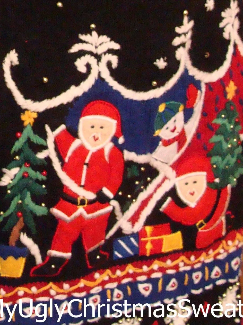 Nordic Santa 2sided Ugliest Bad Christmas Sweaters Vest