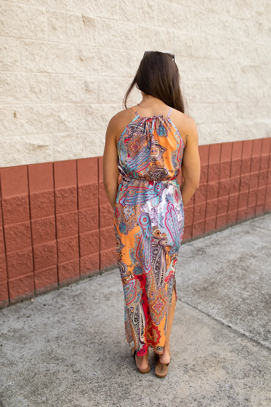 Paisley Summer Romance Maxi Dress (SM-3X)