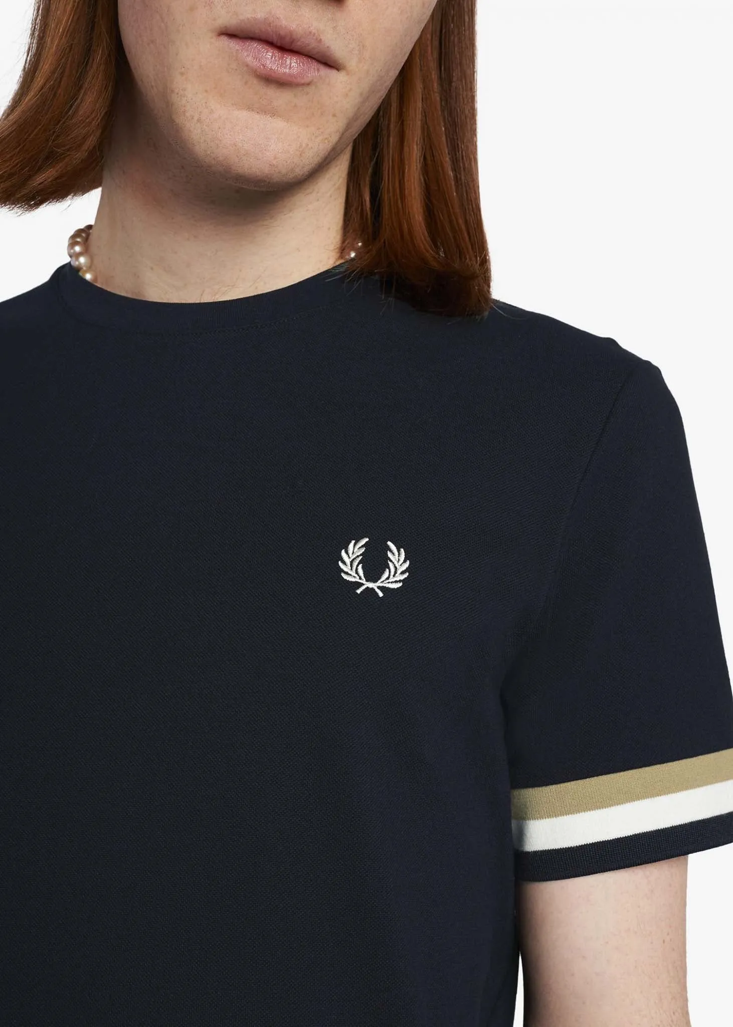 Pique t-shirt - navy