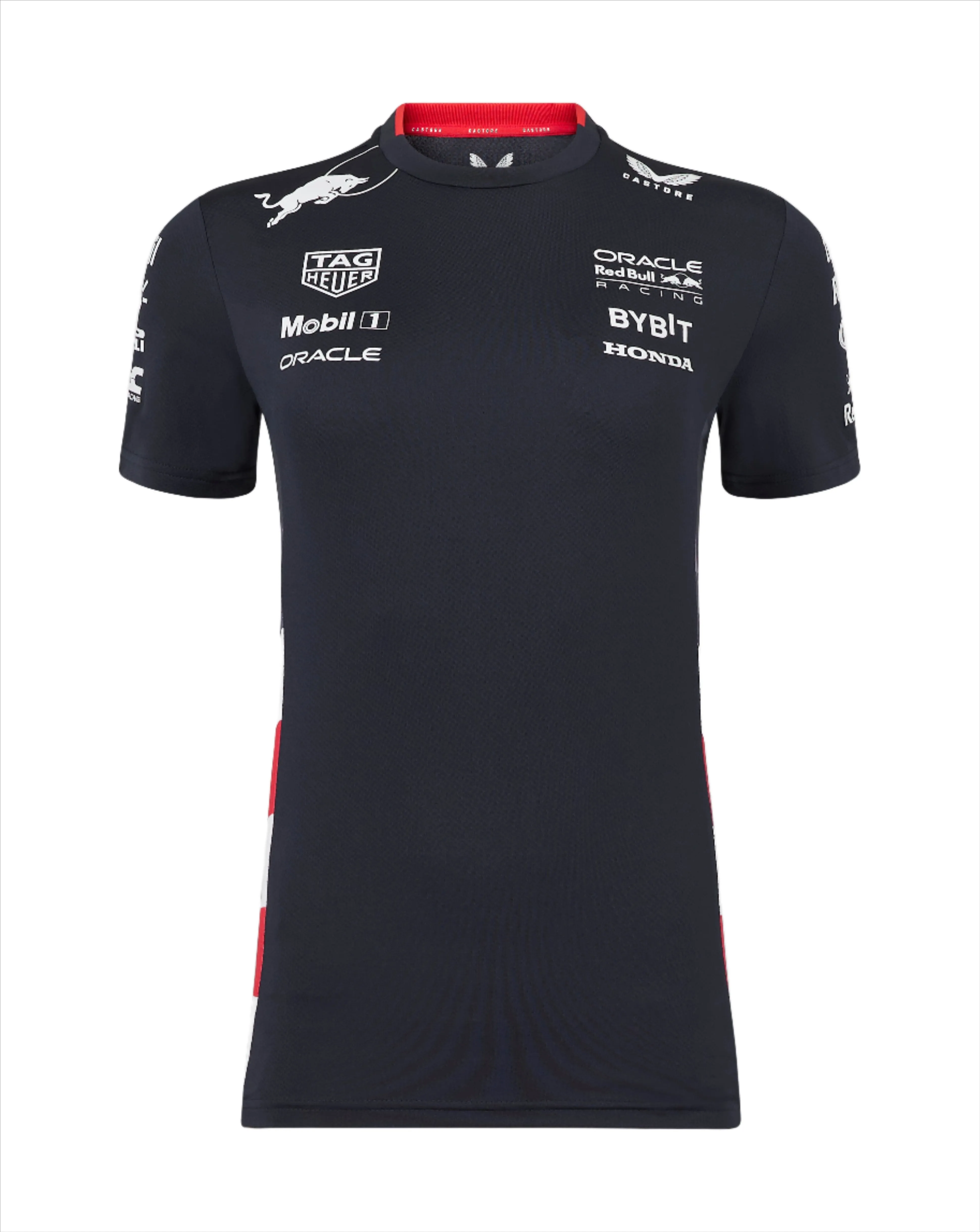 Red Bull Racing F1 Women's 2024 Special Edition America Race Team T-Shirt- Navy