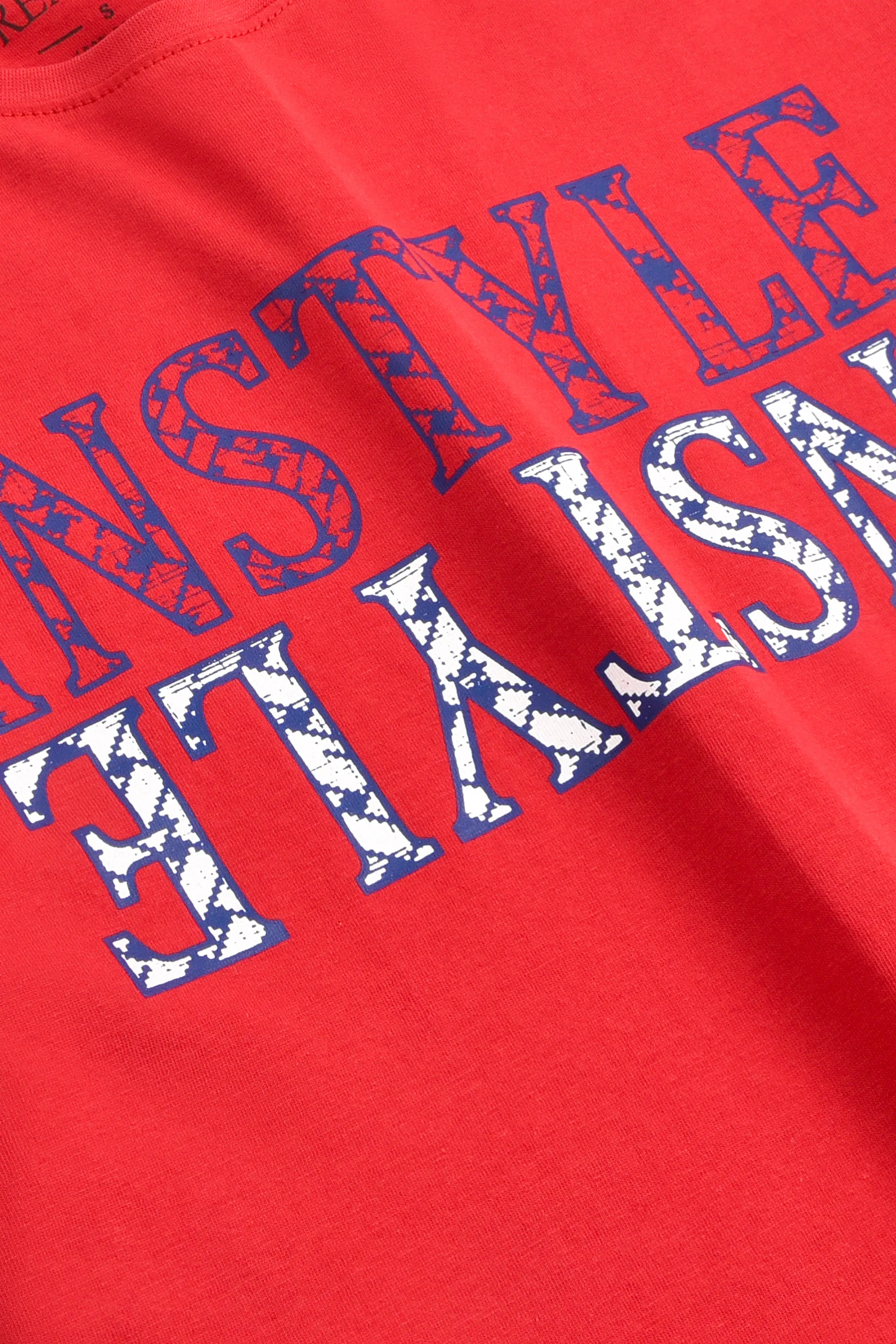 Red Instyle Graphic T-Shirt