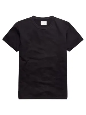 Rib Neck T-Shirt - Black