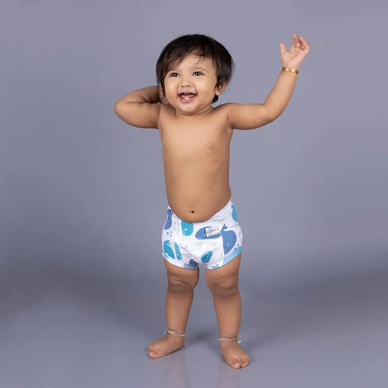 Size 3 Playtime Trio - Snug Potty Training Pull-up Pants Kids 100% Cotton (Fits 3-4 years) - Pack of 24