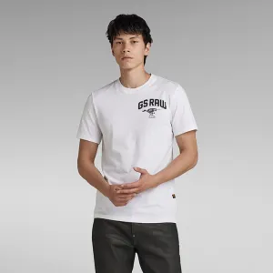Skeleton Dog Chest Slim Tee (White) - GD24424C372110