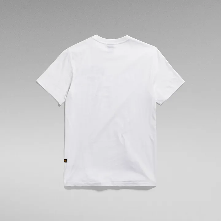 Skeleton Dog Chest Slim Tee (White) - GD24424C372110