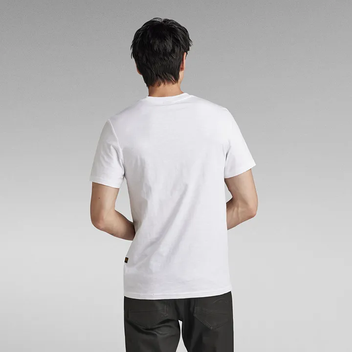 Skeleton Dog Chest Slim Tee (White) - GD24424C372110