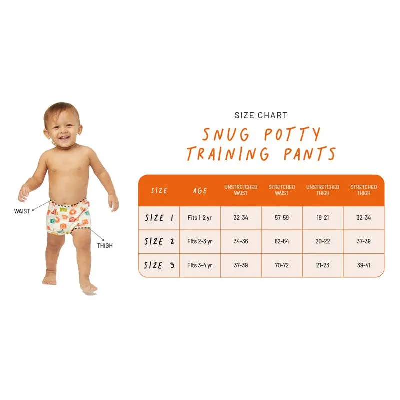 Snug Potty Training Pull-up Pants for Babies | Reusable Potty Training Underwear for Babies - Pack of 2 - Kindergarten Tales