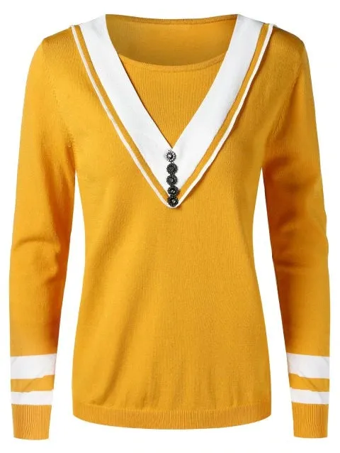 Stylish Embellished Cricket Knitwear