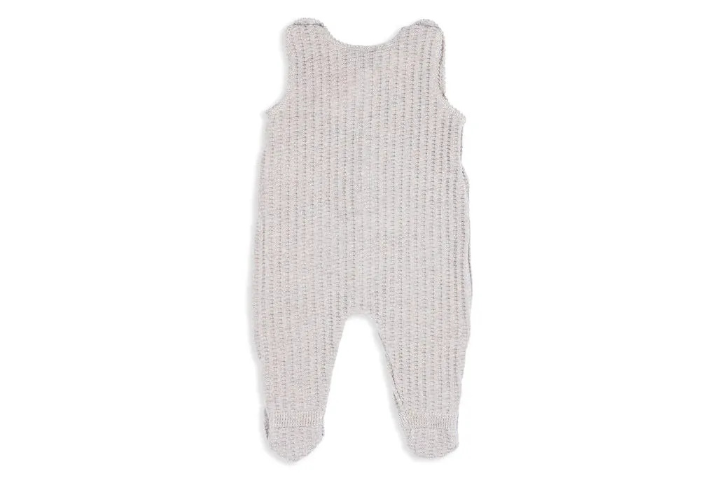 Taylor Merino Wool Sand Footed Romper