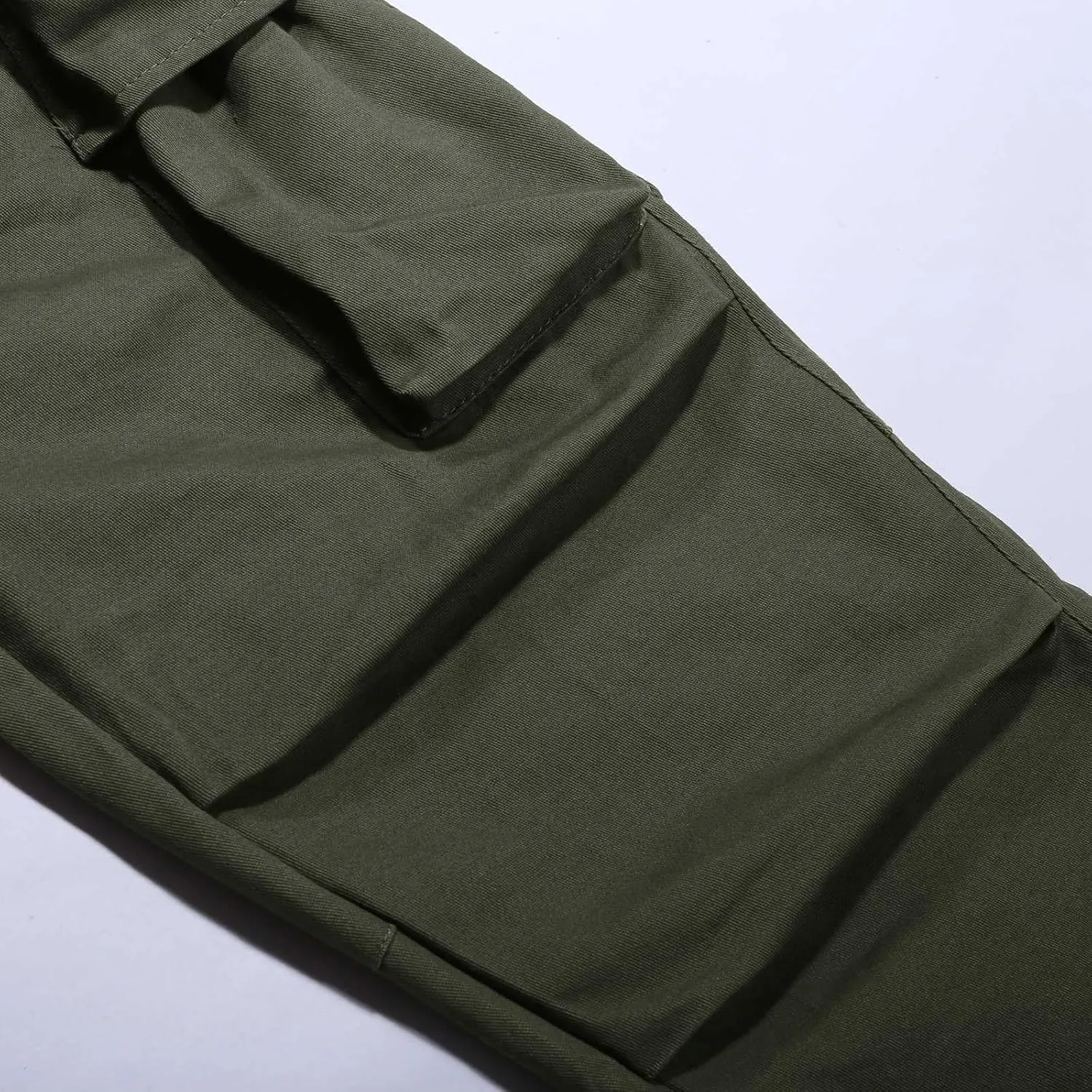 Utility Cargo Pants Men Scrub Work Pants Stretch Waist   Side Zipper Pockets Technicians Royal Blue & Hunter Green