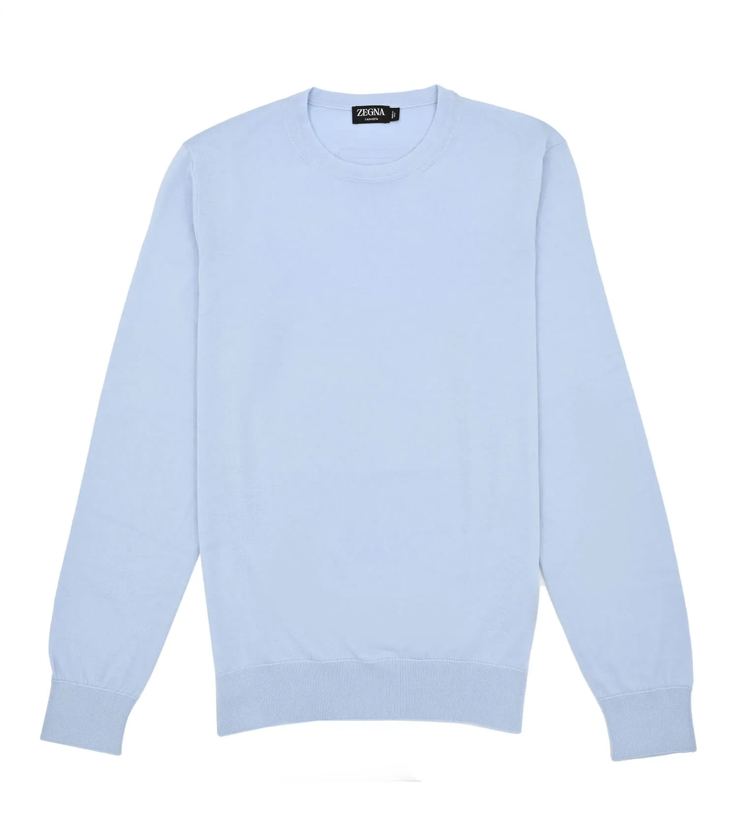 ZEGNA Cashseta Long Sleeve Crew Neck Sweater